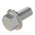 19M7788: Hexagonal Head Flanged Screw, M12 X 25