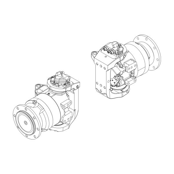 AXE54653: Powered Rear Wheel Motor Drive Kit (Extra Heavy Duty Motors)