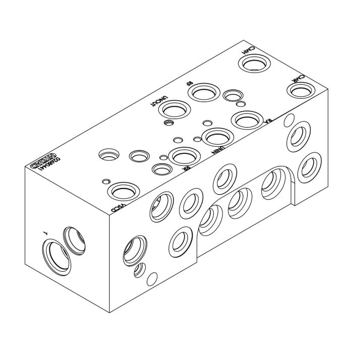 AXE62074: Flow Control Hydraulic Valve Block