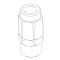 AZ54337: Straight Union Adapter Fitting