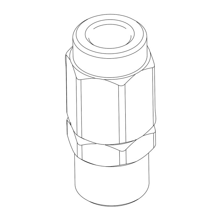 AZ54337: Straight Union Adapter Fitting