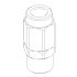 AZ54337: Straight Union Adapter Fitting