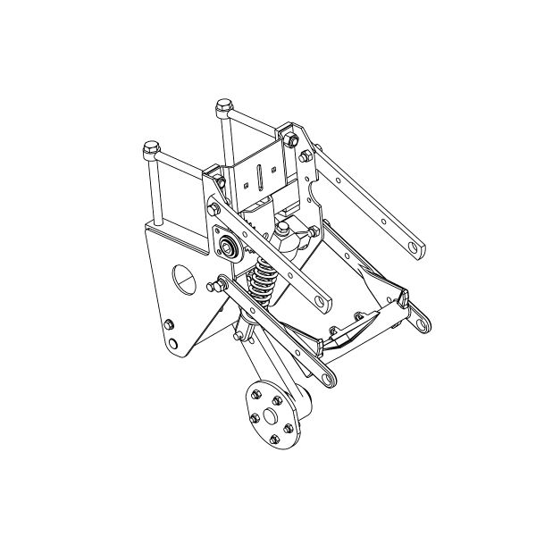 BA27607: Frame Mounted Colter with Regular Parallel Arm Attachment