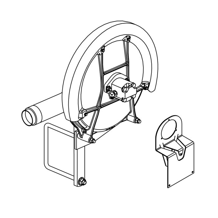 BA30876: Front Row Seeder Vacuum Pump Blower