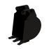BLV10339: 12 inch (1.12 cu ft) Backhoe Bucket Attachment