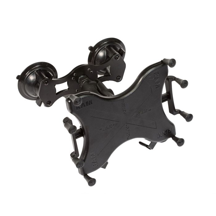 BXE10607: X-Grip Tablet Holder Attachment, Dual Suction Cup, 7-10 Inches