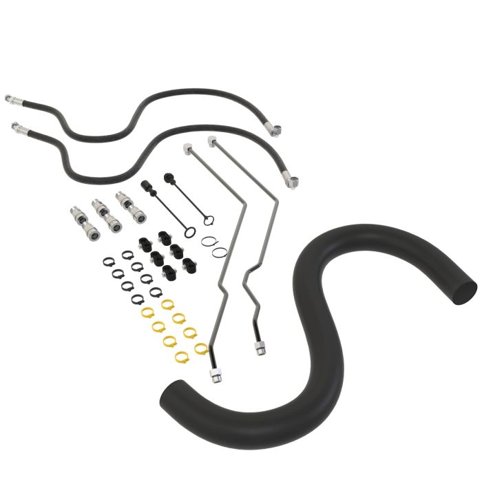 BXX10268: 3rd Function Hydraulic Hoses and Rigid Lines Attachment
