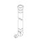 FXB00001204: Boom Hydraulic Cylinder Barrel