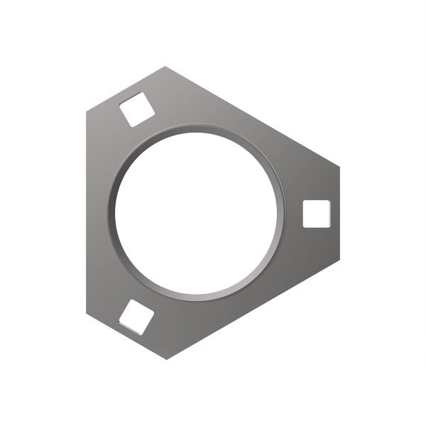 H103264: 3-Hole Flanged Bearing Housing