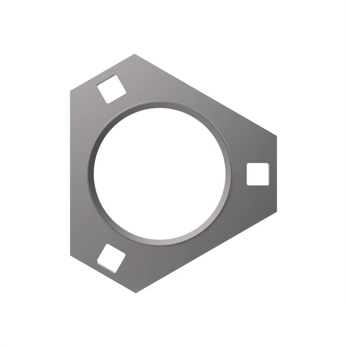 H103264: 3-Hole Flanged Bearing Housing