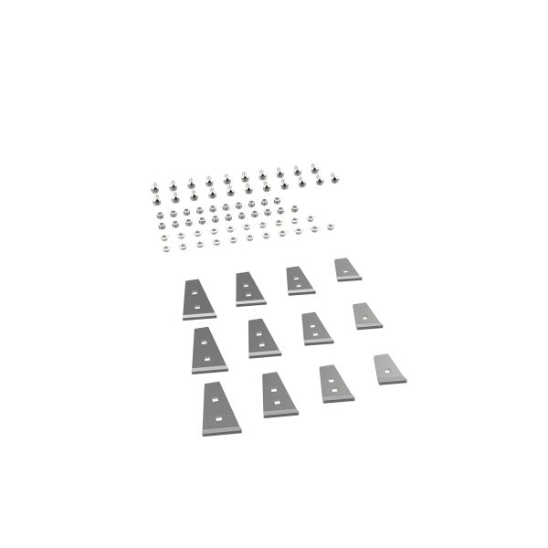 KXE10049: Standard Rice Wear Plate Kit
