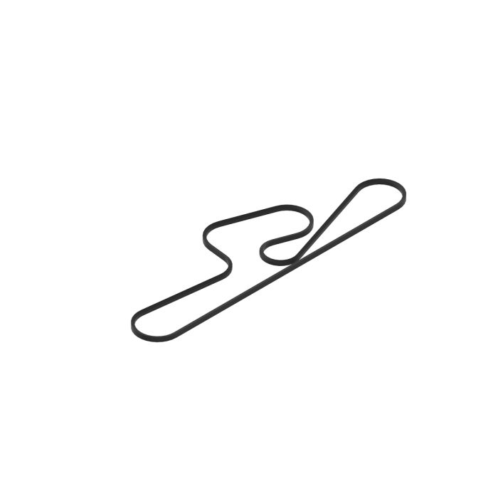 M137166: HB Section Mower Deck Drive V-Belt, Effective Length 3086 mm (121 inch)