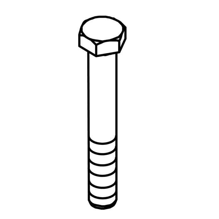 N316277: Hexagonal Head Cap Screw, 1-1/4" X 9"