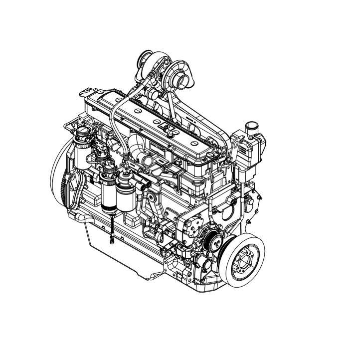 PE11122: Diesel Engine, 6.8 Liter, IT4