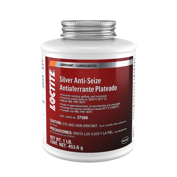 PM37566: LOCTITEВ® Silver Anti-Seize Lubricant, Brushtop Can 453.6 gram (16 Oz)