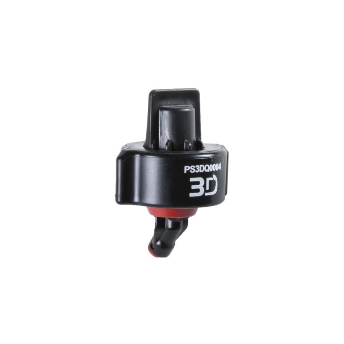 PS3DQ0004: 3D 100 Degree Spray Angle Nozzle, 0.4 GPM, 1.6 LPM, Tip Size 04