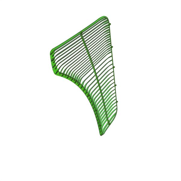 R166663: Hood Panel Louver, Right Side