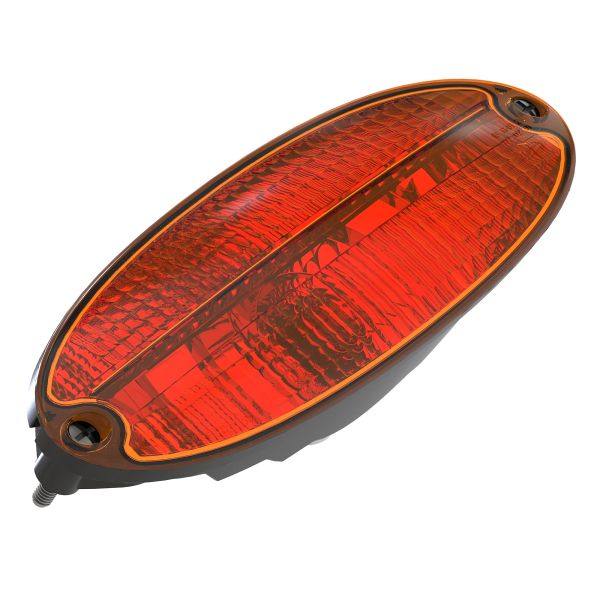 RE269635: Rear Fender Mounted Oval Tail Lamp, 12 Volts