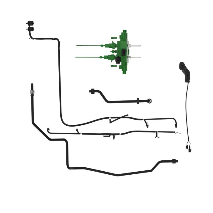 RE272027: Triple Mid-Mount SCV with Joystick