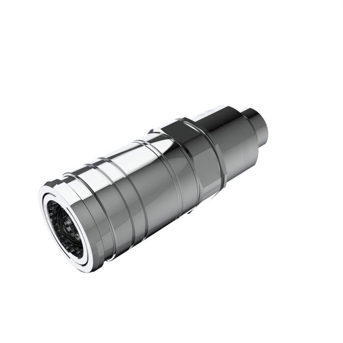 RE322903: Hydraulic Quick-Connect Coupler