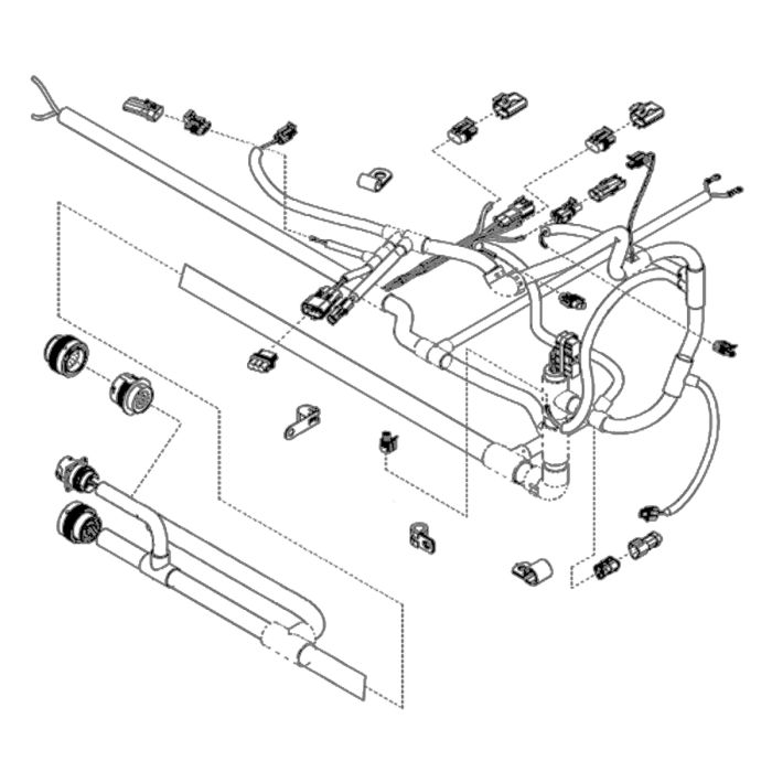 RE518265: Engine Power Wiring Harness