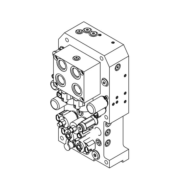 RE594358: Front Suspension Valve Manifold