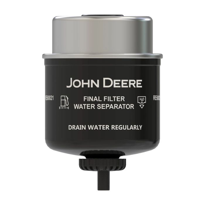 RE60021: Secondary Fuel Filter with Drain Plug